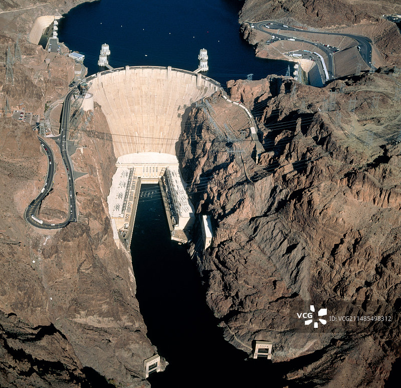 胡佛水坝图片素材