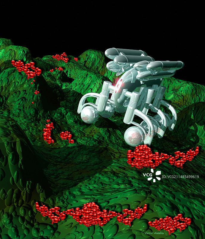 医用纳米机器人图片素材