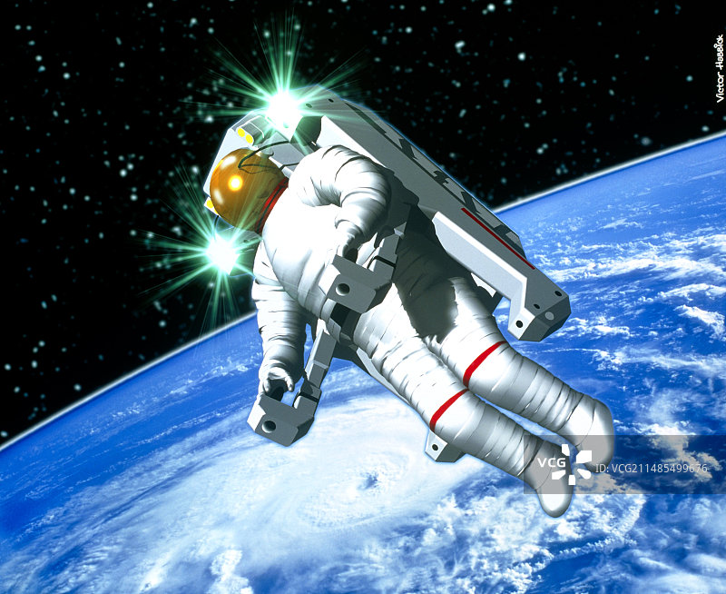 太空行走图片素材