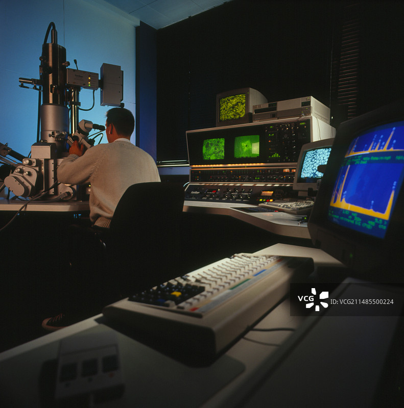 扫描电子显微镜图片素材