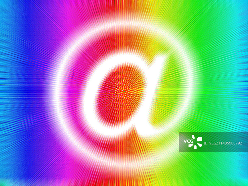 电子邮件地址“@”符号艺术作品图片素材