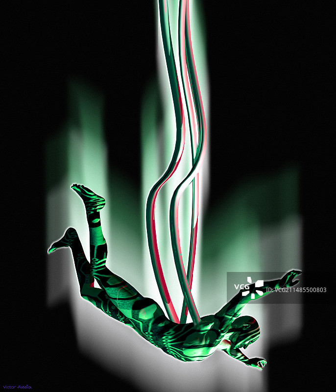 跃入数字未来图片素材