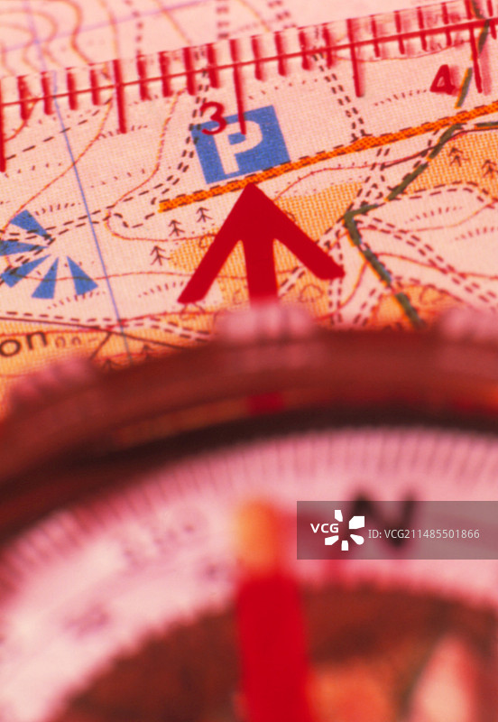 磁罗盘和军械图图片素材