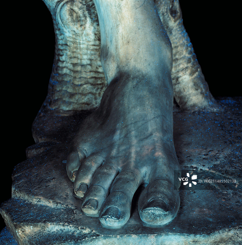 米开朗基罗《大卫》的修复图片素材