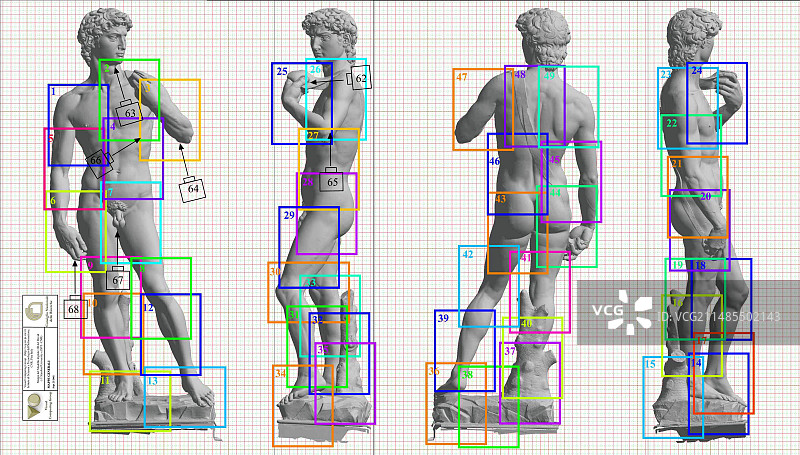 米开朗基罗《大卫》的修复图片素材