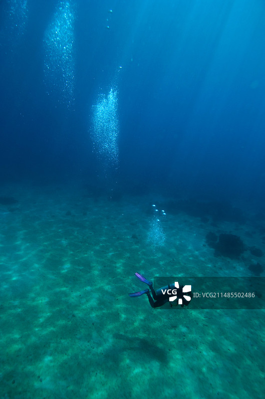 水肺潜水图片素材