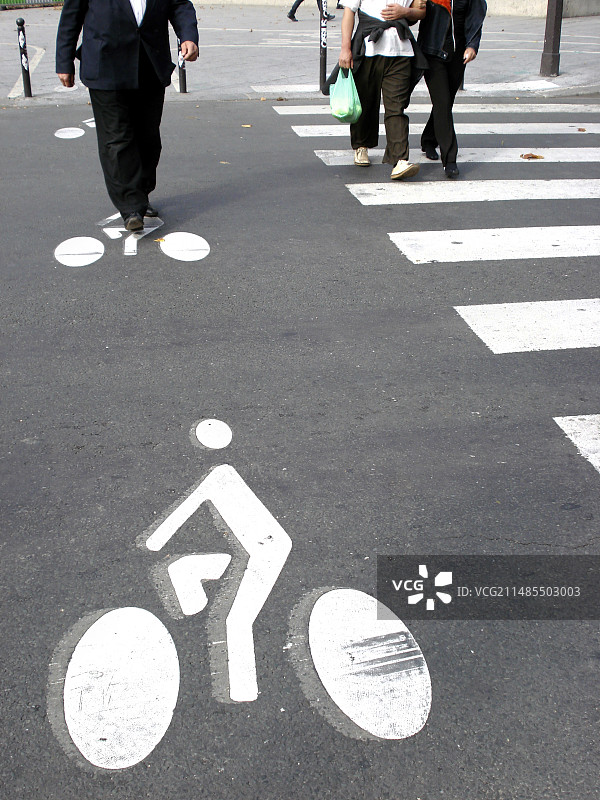自行车道图片素材