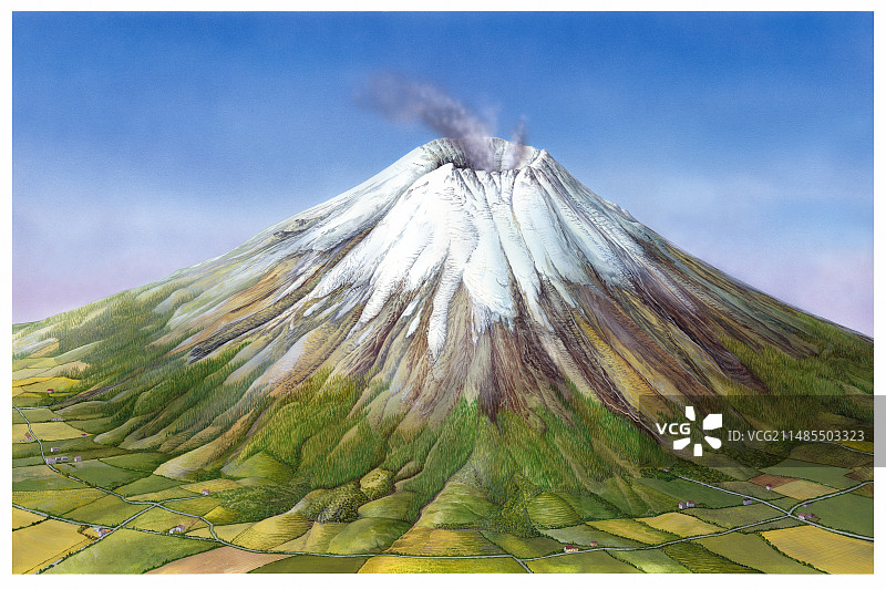 活火山图片素材