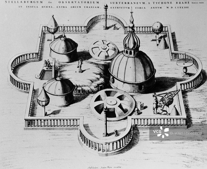第谷·布拉赫的星堡天文台艺术作品图片素材
