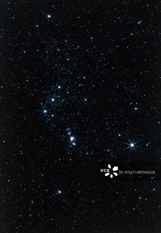 猎户座星座的下半部分图片素材