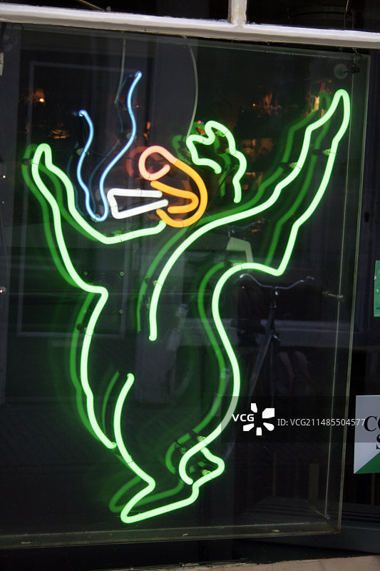 霓虹灯标志图片素材