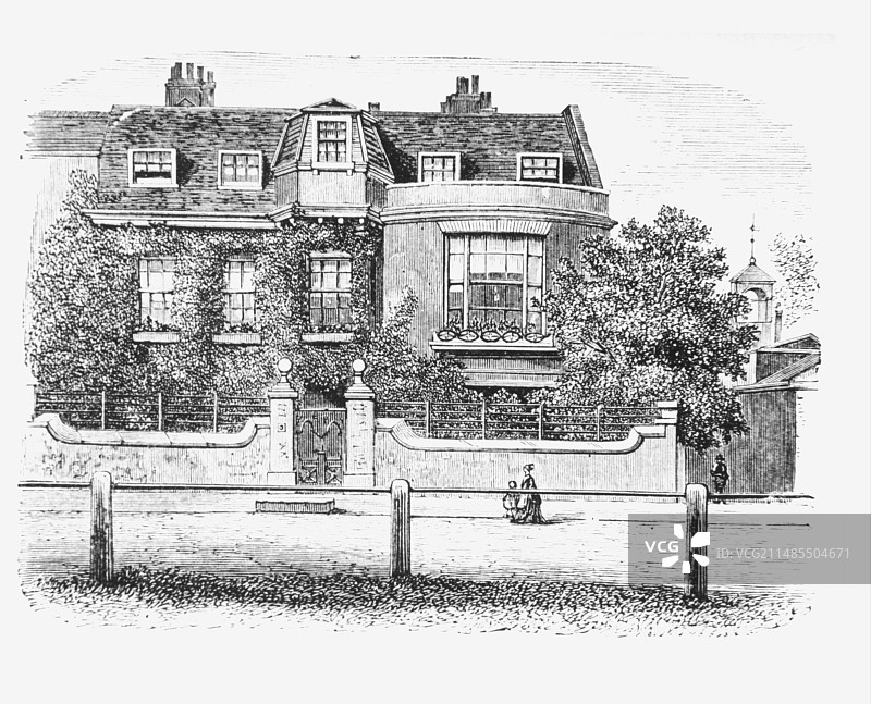 迈克尔·法拉第故居艺术作品图片素材