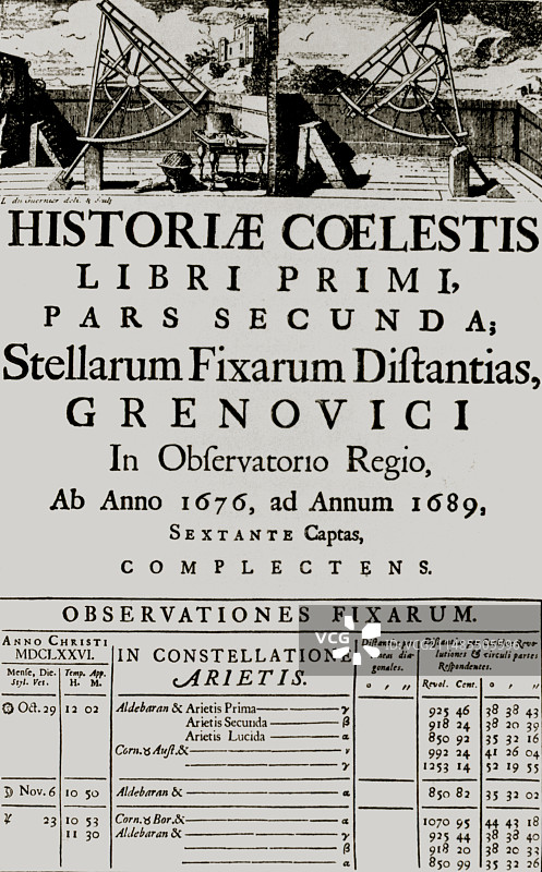 弗兰斯蒂德星位表扉页图片素材