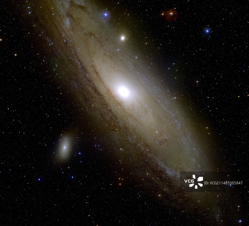 仙女座星系(M31),光学图像图片素材