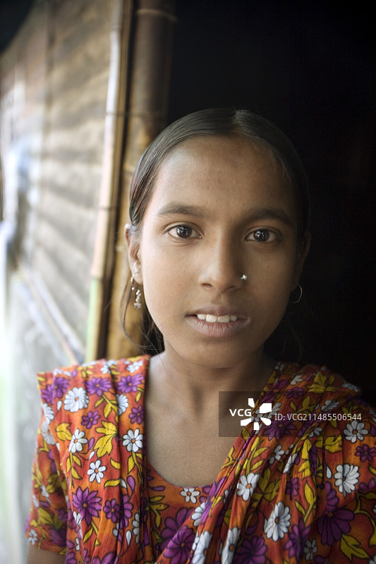 孟加拉国女孩图片素材