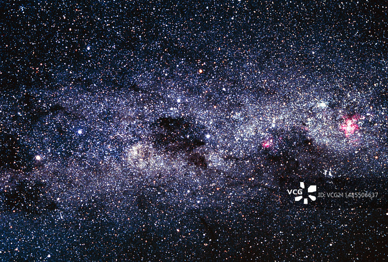 南十字座、半人马座和船底座星座图片素材