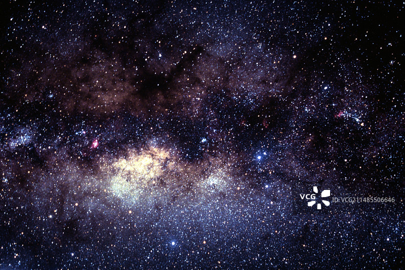 人马座的银河中心图片素材