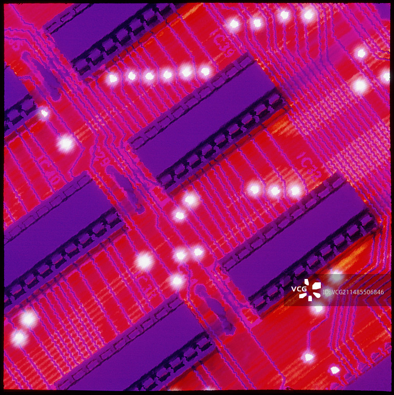电路板局部图图片素材