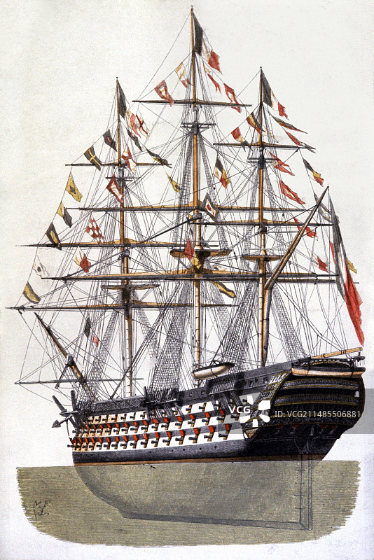 18世纪军舰图片素材