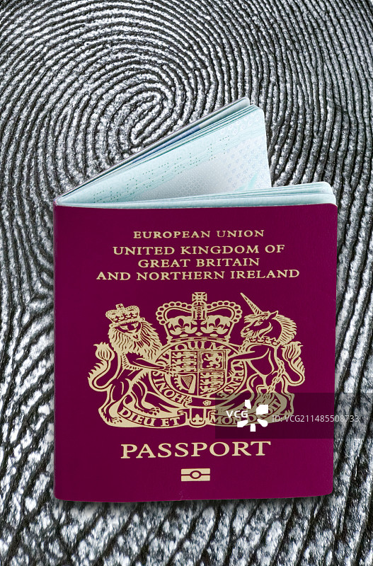 英国护照图片素材