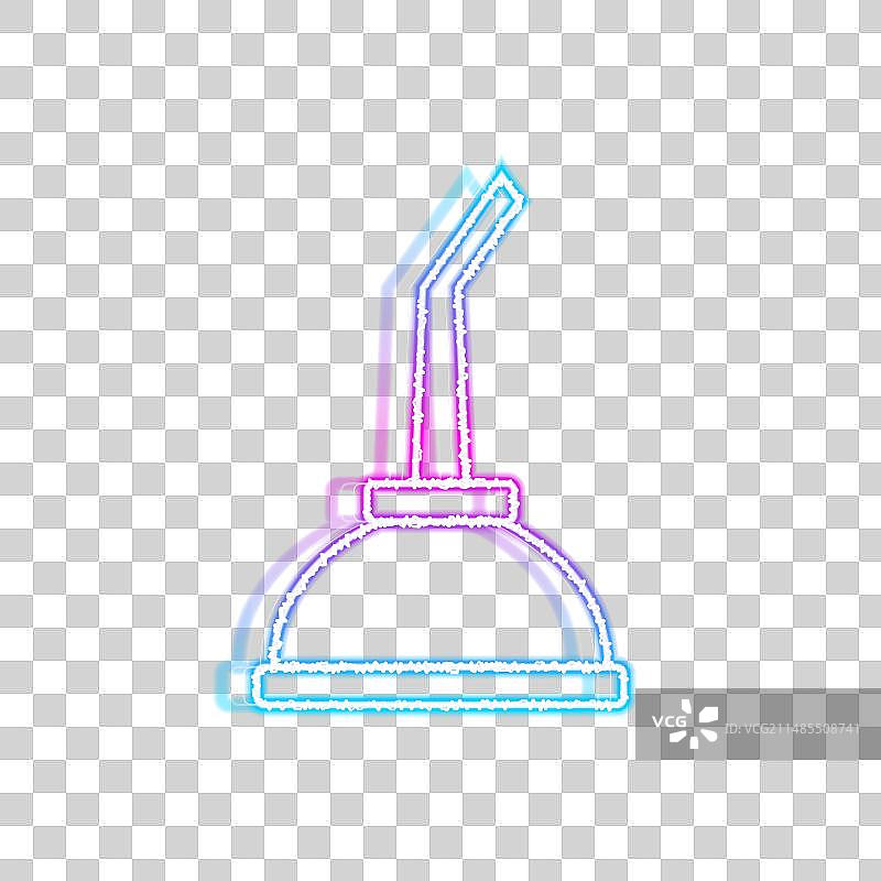 发光霓虹线条机油罐图片素材