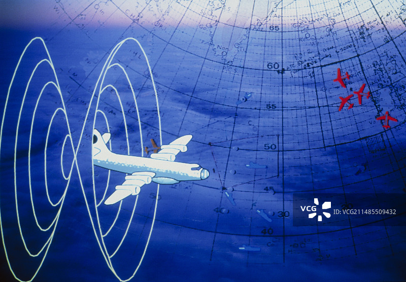 用于FASTEX气象研究的飞机艺术作品图片素材
