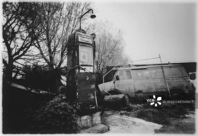 老式燃油泵图片素材