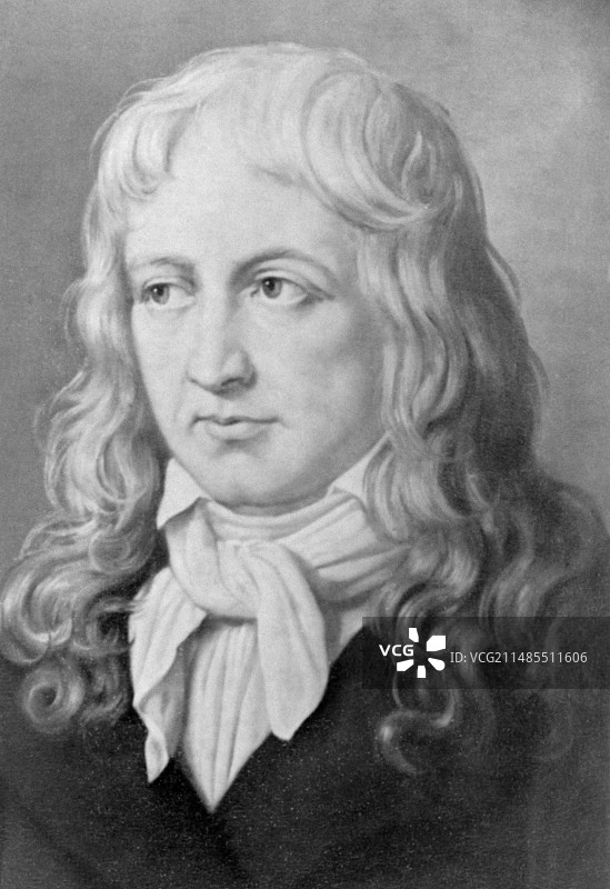 法国作家贝尔纳丹·德·圣皮埃尔图片素材