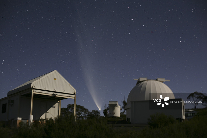 麦克诺特彗星，2007年1月26日图片素材