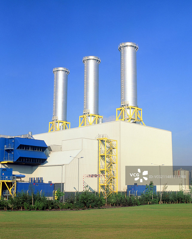 联合循环燃气轮机发电站图片素材