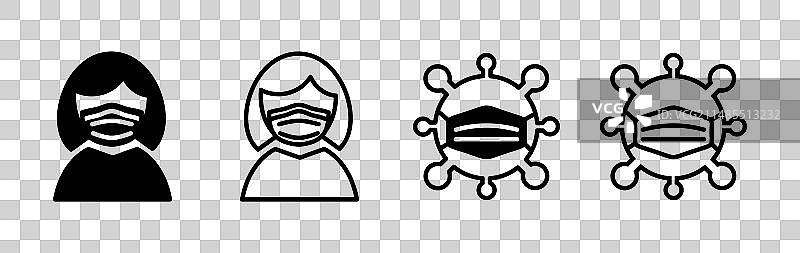 口罩图标图片素材