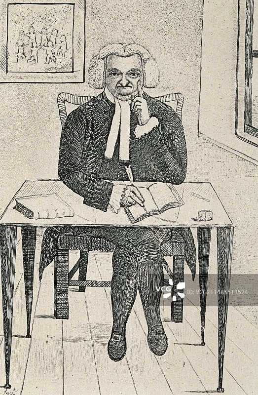 苏格兰语言学家詹姆斯·伯内特图片素材