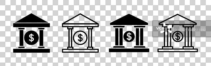 银行图标符号图片素材