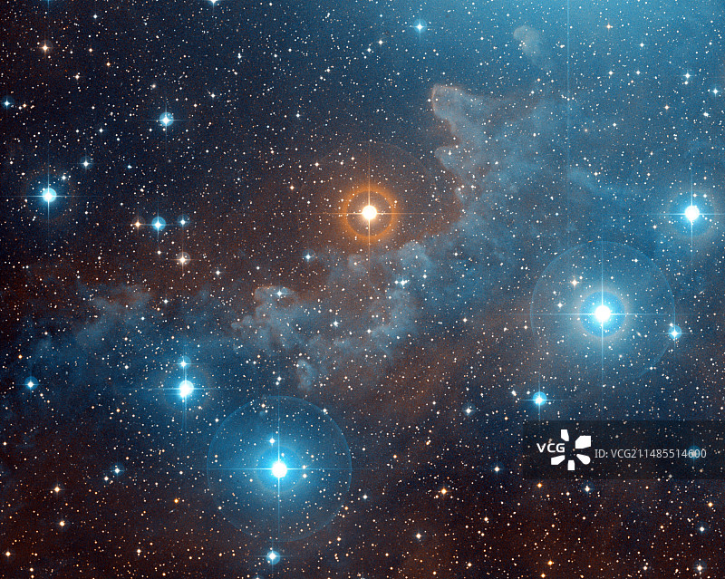 NGC 1990，参宿增一星云图片素材