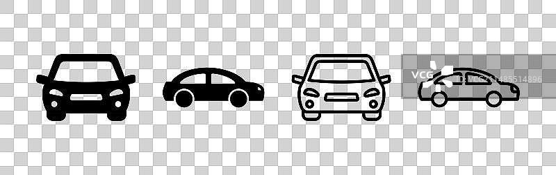 轿车图标图片素材