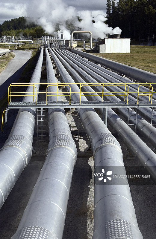 地热发电站管道图片素材