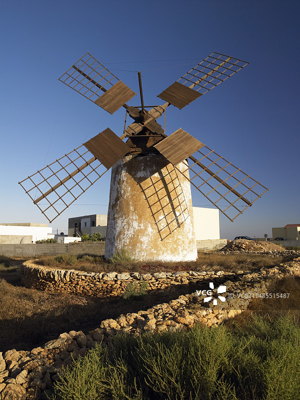 西班牙风车图片素材