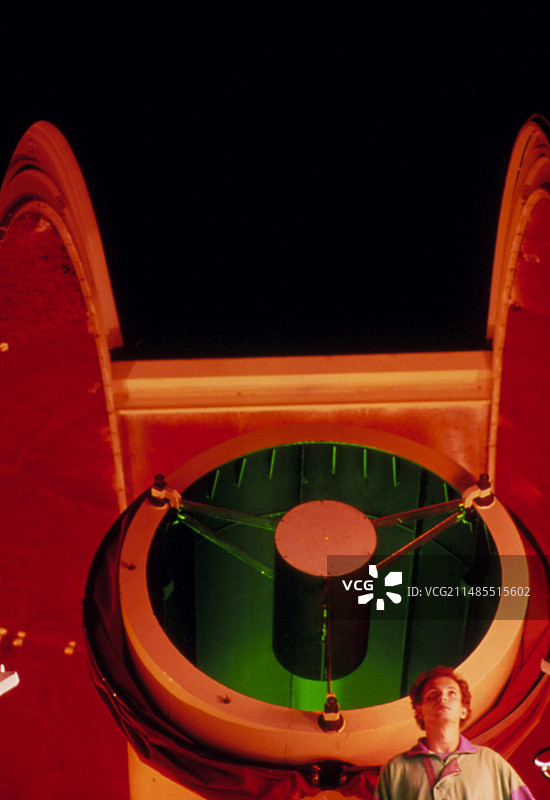 激光天体测量仪圆顶，蔚蓝海岸天文台图片素材