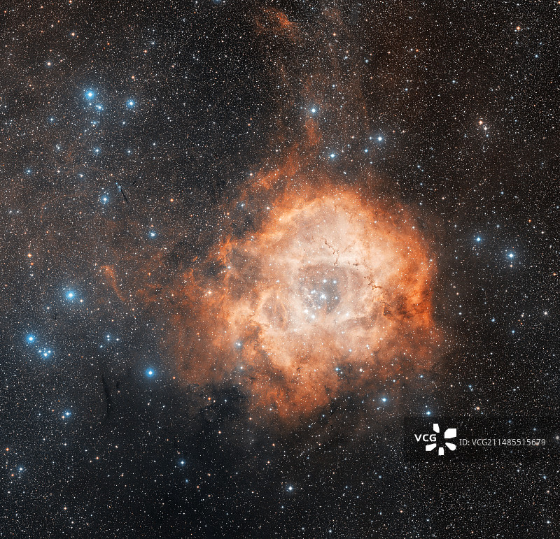 玫瑰星云（NGC 2237）图片素材