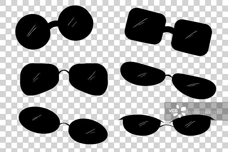 眼镜草图套装 01 02图片素材