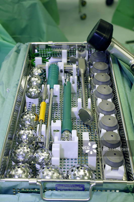 髋关节手术假体和器械图片素材