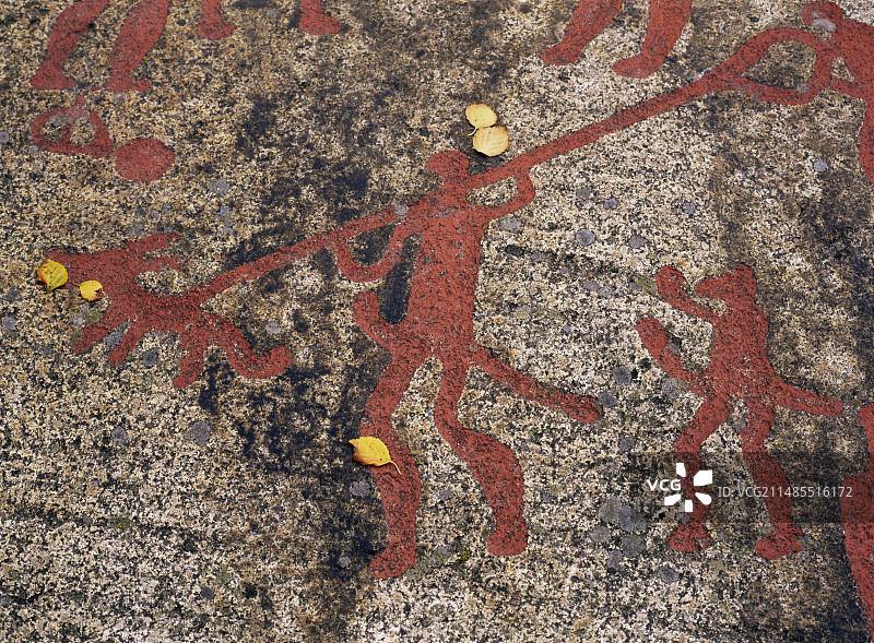 北欧青铜时代岩画图片素材