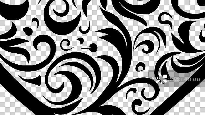 心脏-黑白隔离图标图片素材