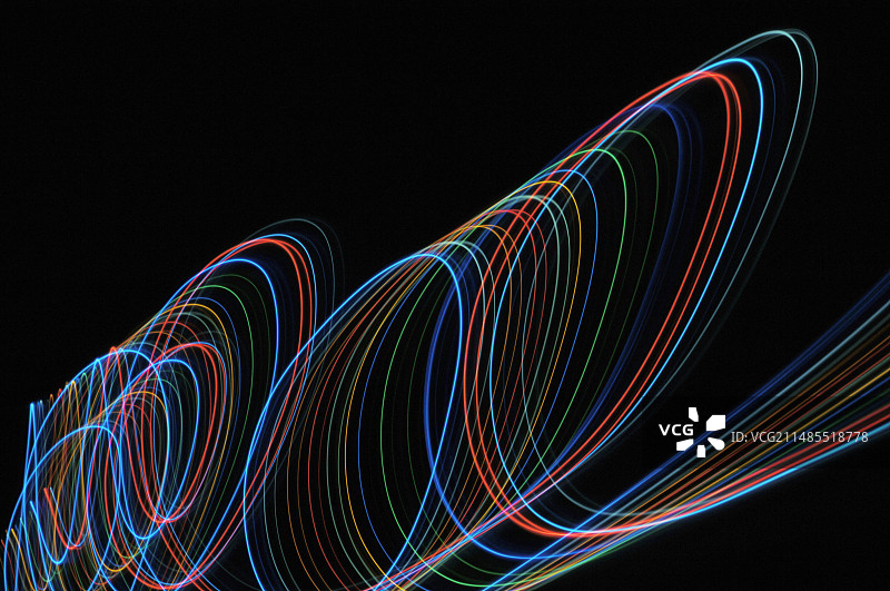 移动的光线抽象图像图片素材