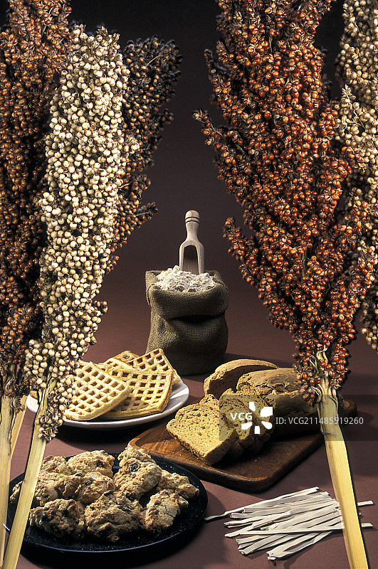 蜀黍谷物和产品图片素材