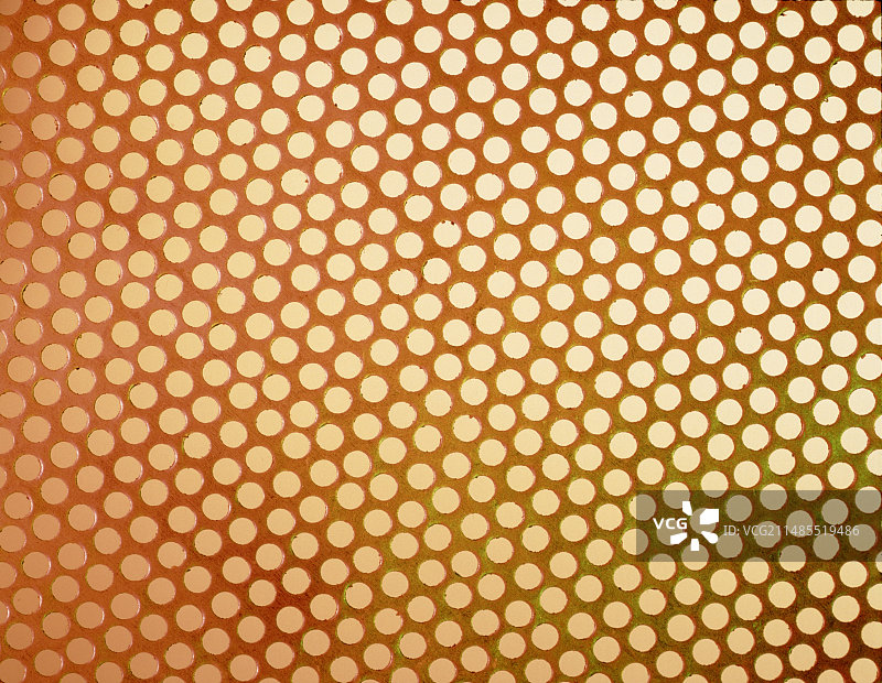 穿孔锌板特写图片素材