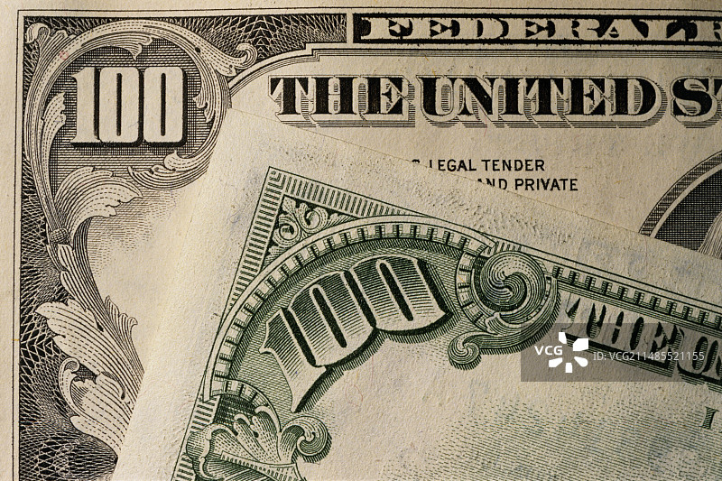 百元美钞图片素材