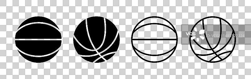 篮球图标标志图片素材