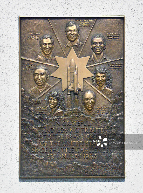 华盛顿特区“挑战者号”纪念碑图片素材