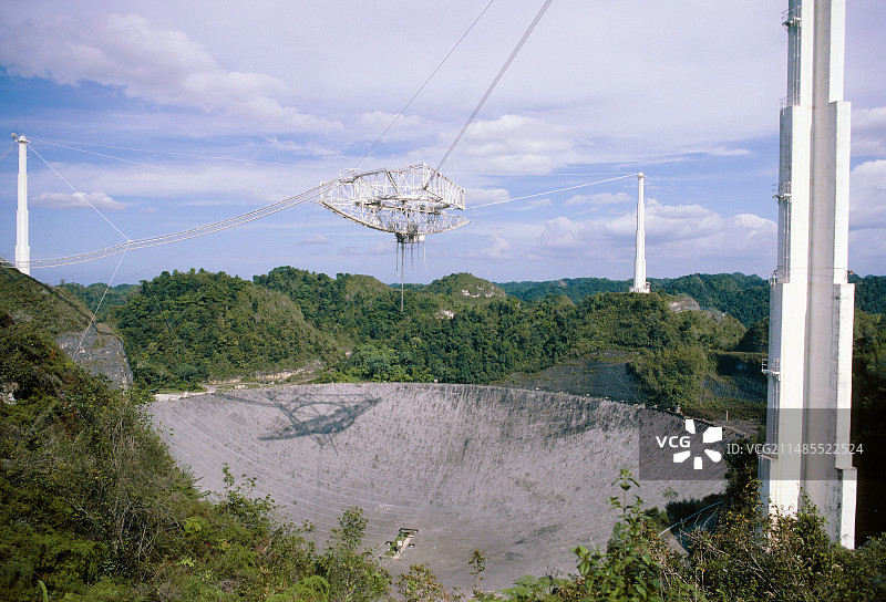 阿雷西博射电望远镜图片素材
